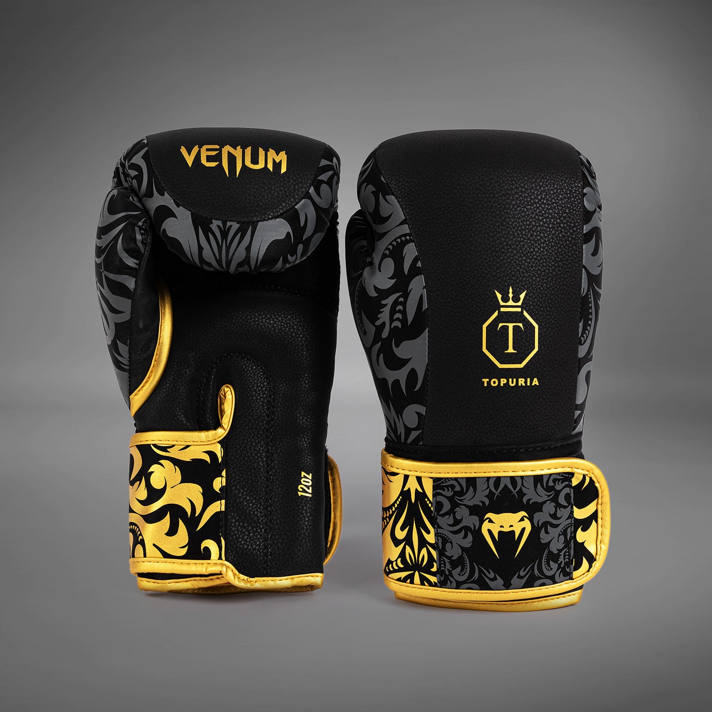 Venum x Topuria Unmatched Edition Boxhandschuhe - Schwarz/Gold