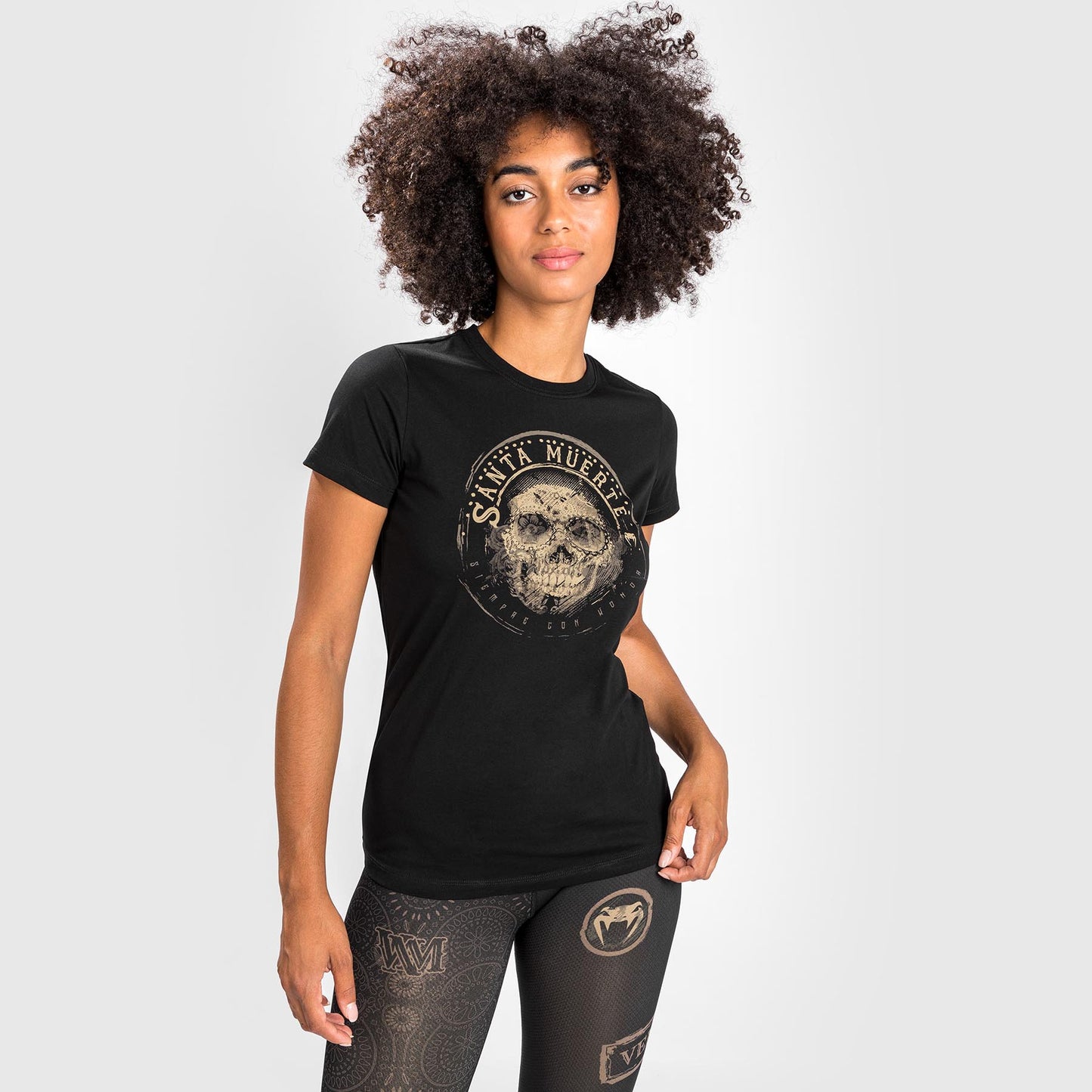 Venum Damen Santa Muerte Dark Side - Tanktop - Schwarz/Braun