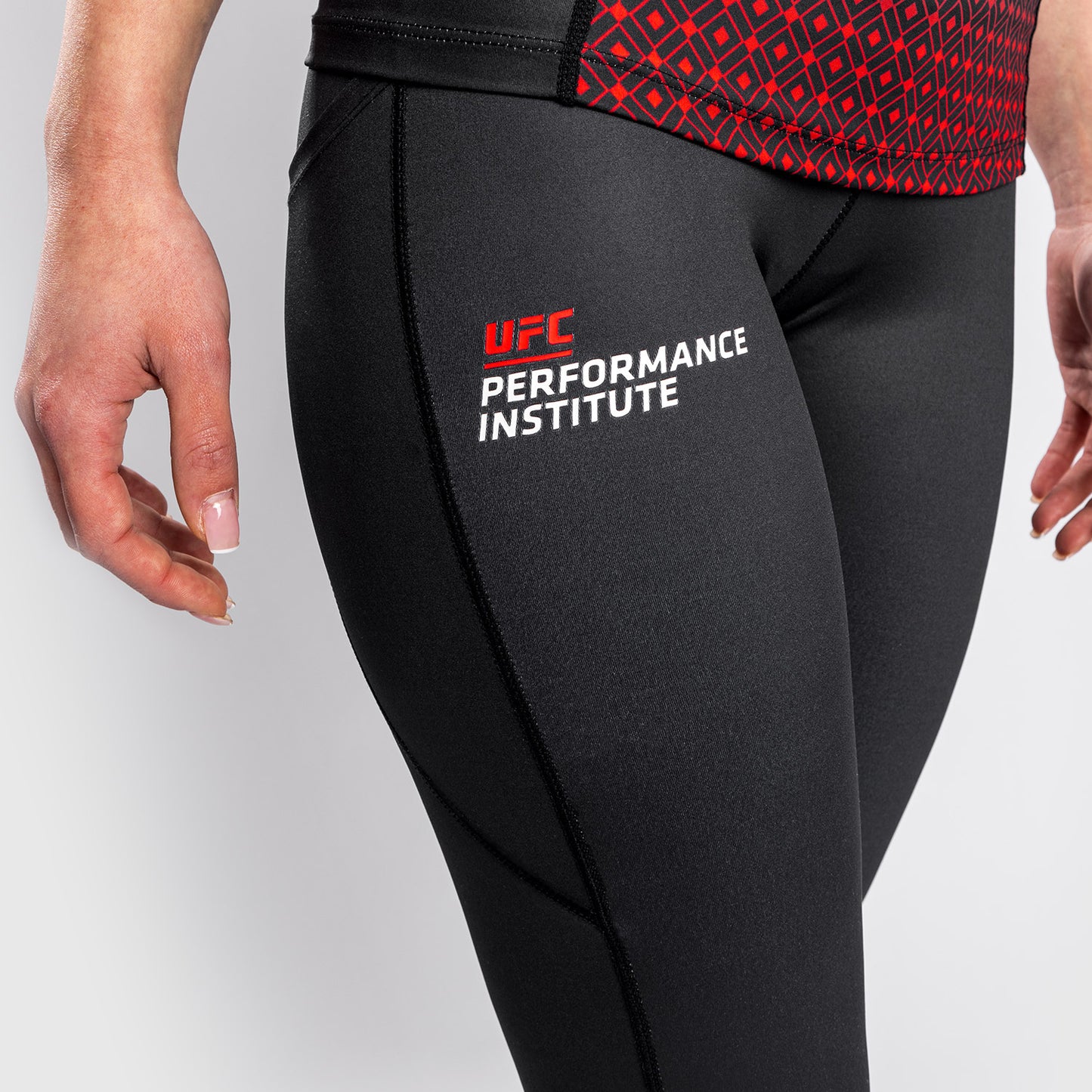 Venum UFC Leistung Institut Leggings – Schwarz/Rot