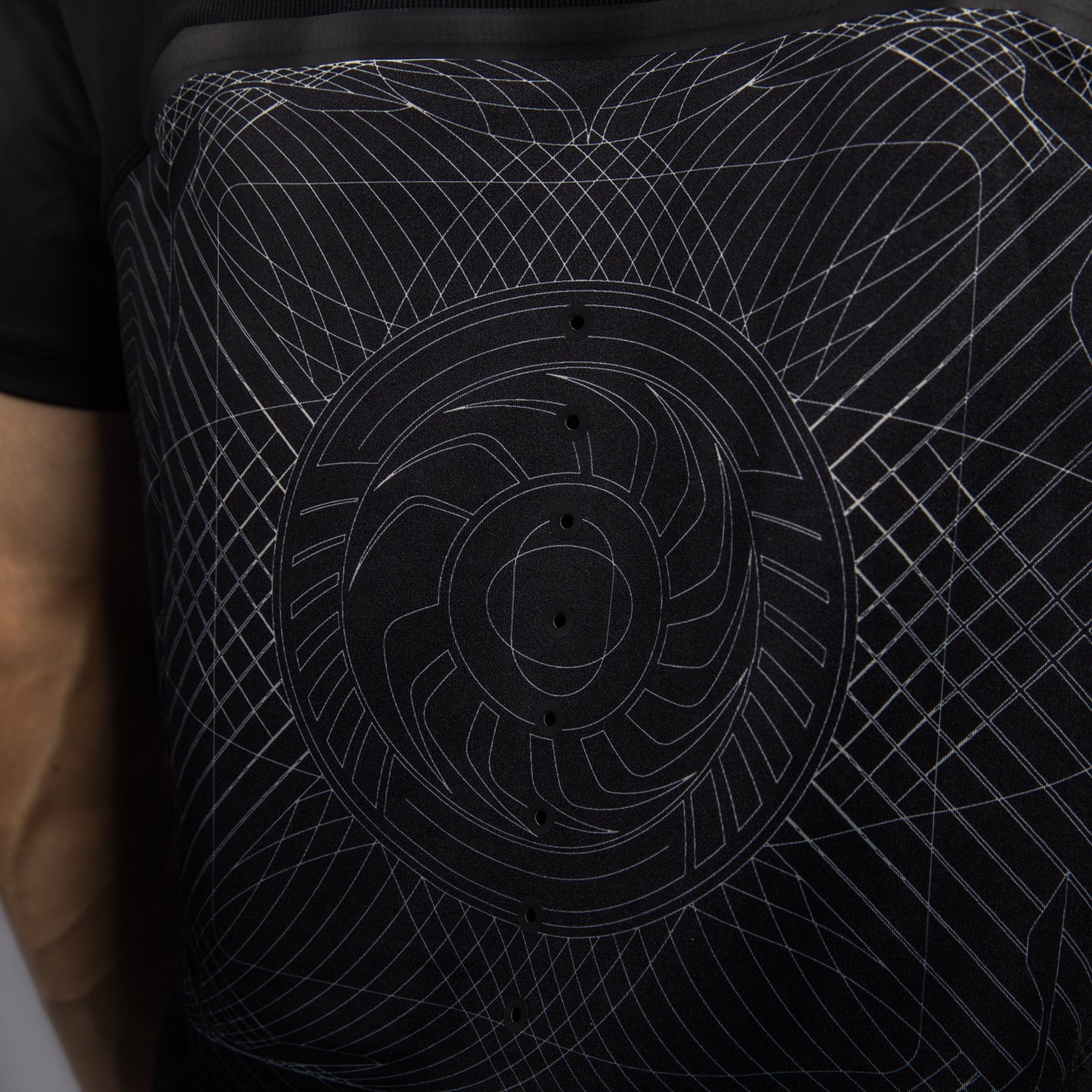 Venum G-Fit Air Herren Dry-Tech T-Shirt - Tiefschwarz/Wüstensand