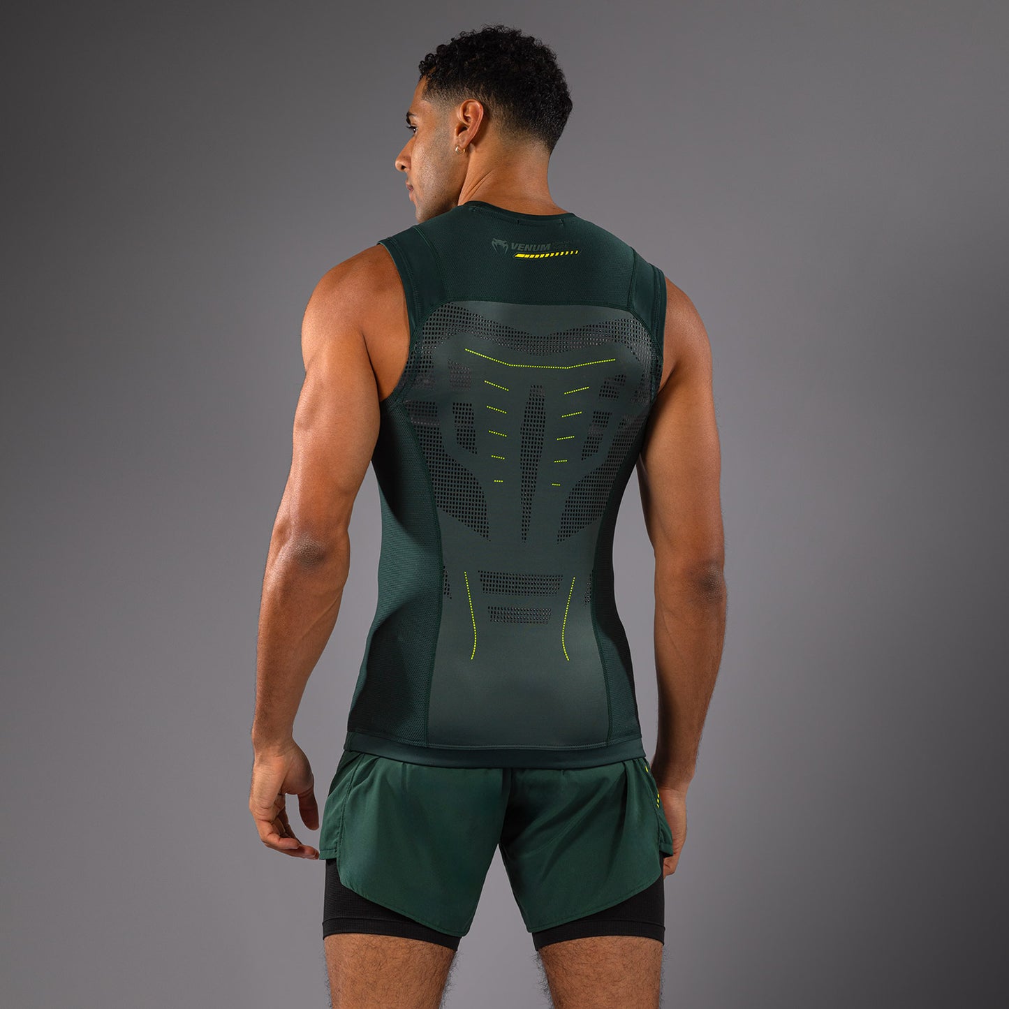 Venum Technical 3.0 Ärmelloses Rashguard - Waldgrün