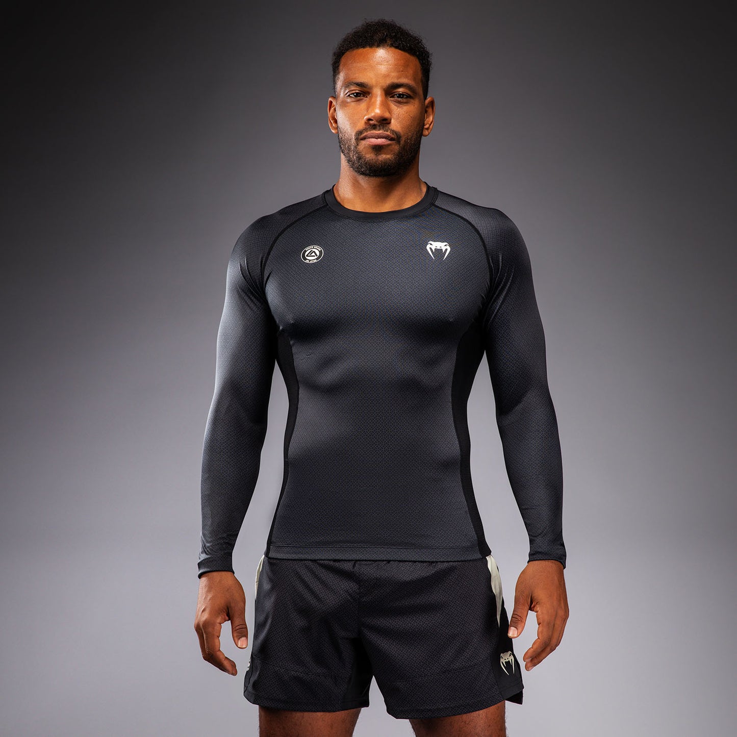 Venum x Roger Gracie Academy Langarm Rashguard - Schwarz