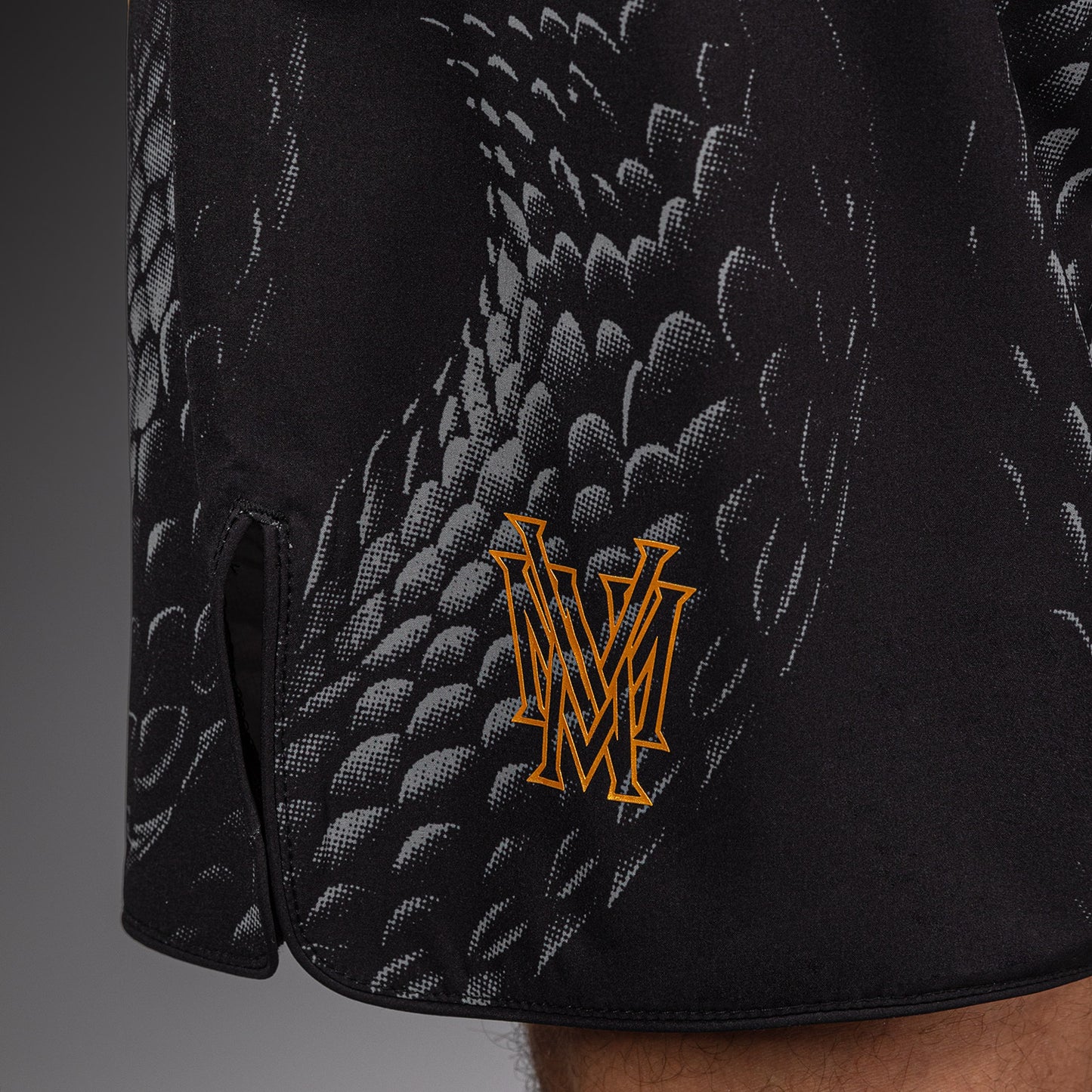 Venum Matupa Fightshorts - Schwarz/Grau/Gold