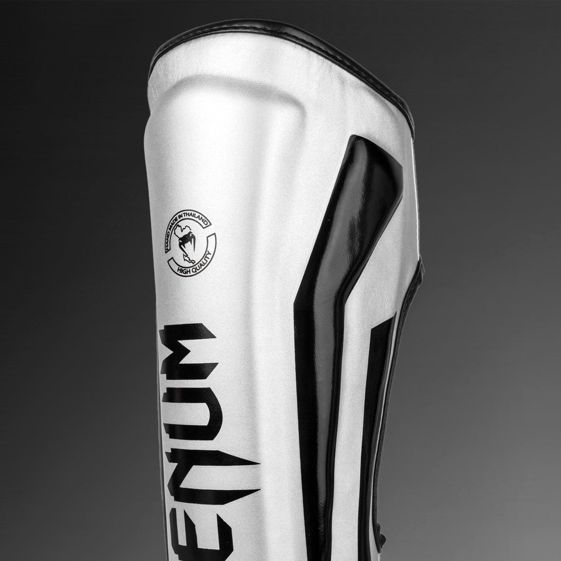Venum Elite Standup Schienbeinschoner - Silber/Schwarz