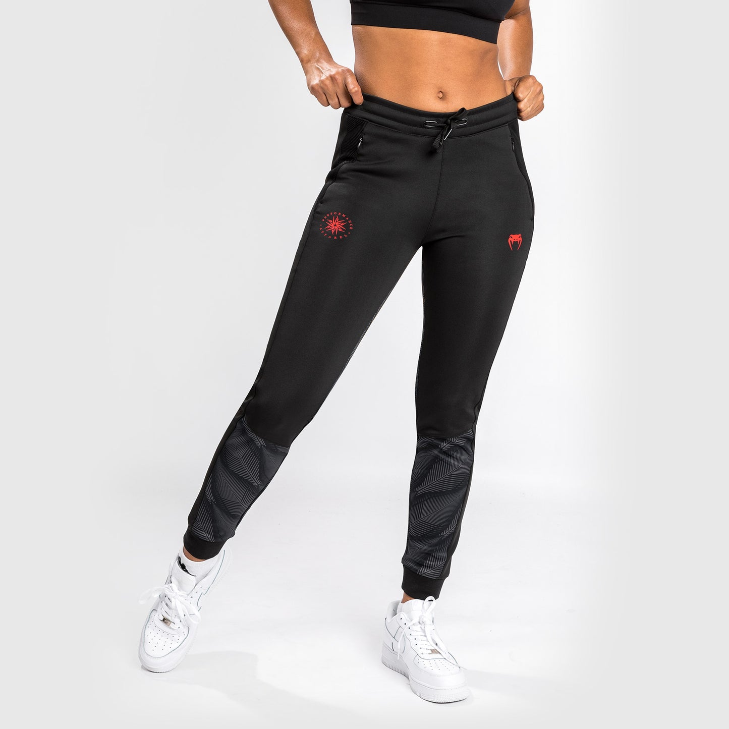 Venum Phantom Jogginghose - Für Frauen - Schwarz/Rot