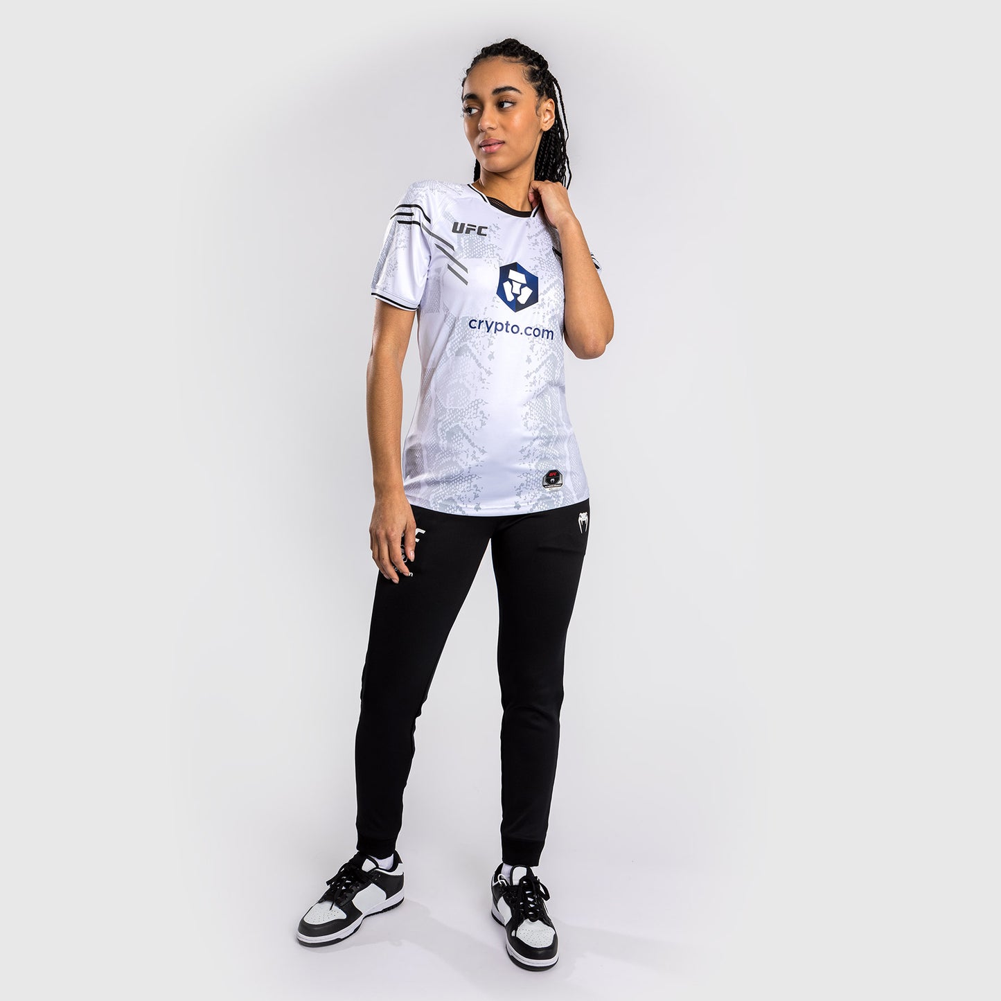 UFC Adrenaline by Venum Authentic Fight Night Walkout-Trikot für Frauen - Weiß