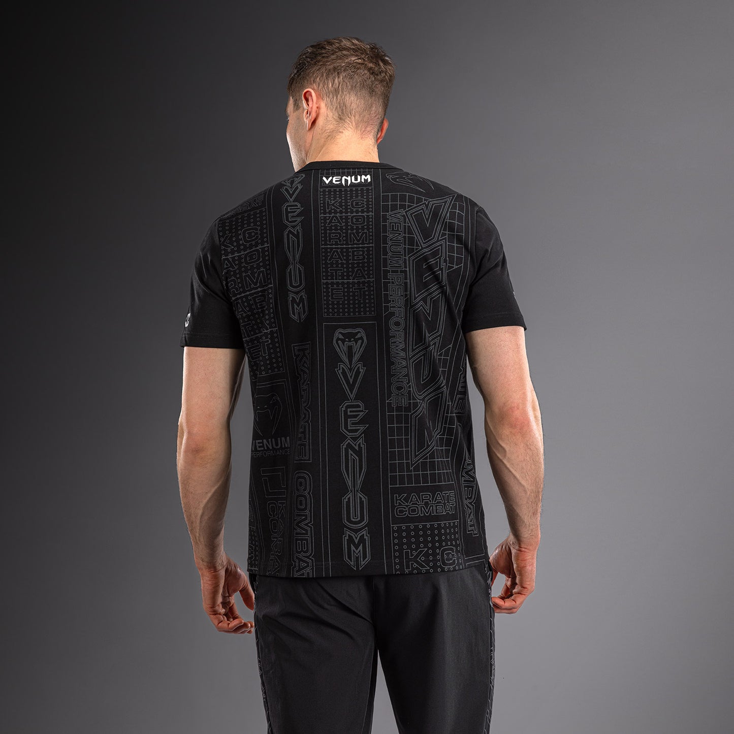 Karate Combat by Venum T-Shirt – Schwarz/Grau