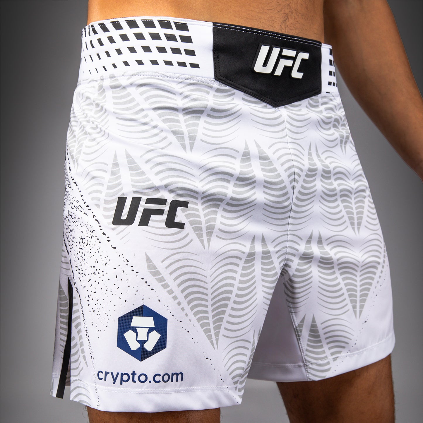 UFC Zenith by Venum Authentic Fight Night Kurze Passform Fight Short Herren Personalisiert - Weiß