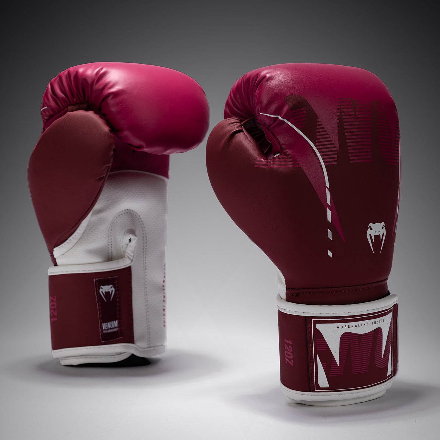 Venum Adrenaline Boxhandschuhe – Burgunderrosa/Pink