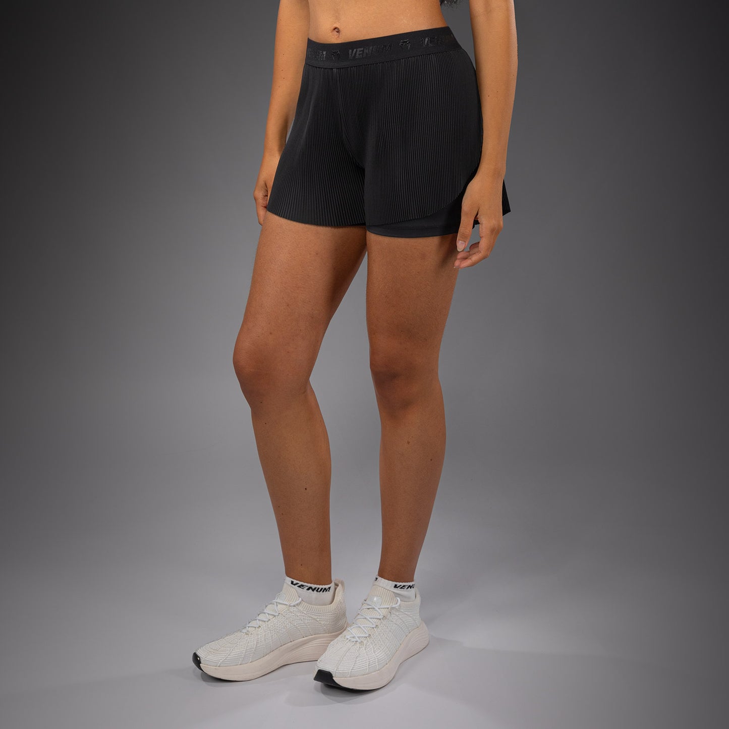Venum Flowfit Damen Trainingsshorts – Schwarz