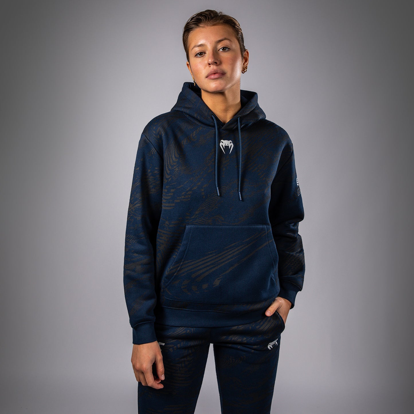 UFC Fusion by Venum Fight Week Damen Pullover Hoodie - Ozeanisches Blau