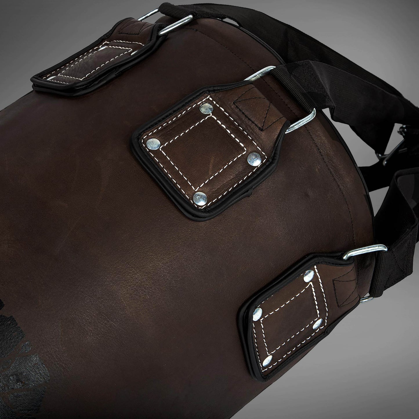 Venum Vintage Boxsack - Braun - Gefüllt - Rindsleder