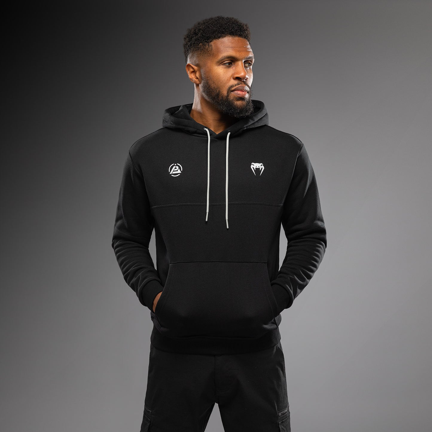Venum x Polaris Kapuzenpullover - Schwarz/Grau