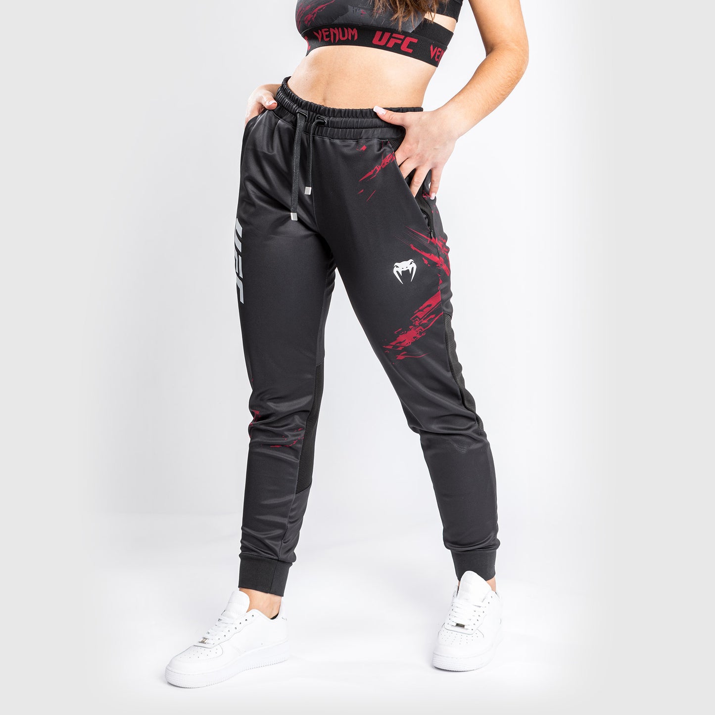 UFC Venum Authentic Fight Week 2.0 Sweatpants – Für Frauen – Schwarz/Rot