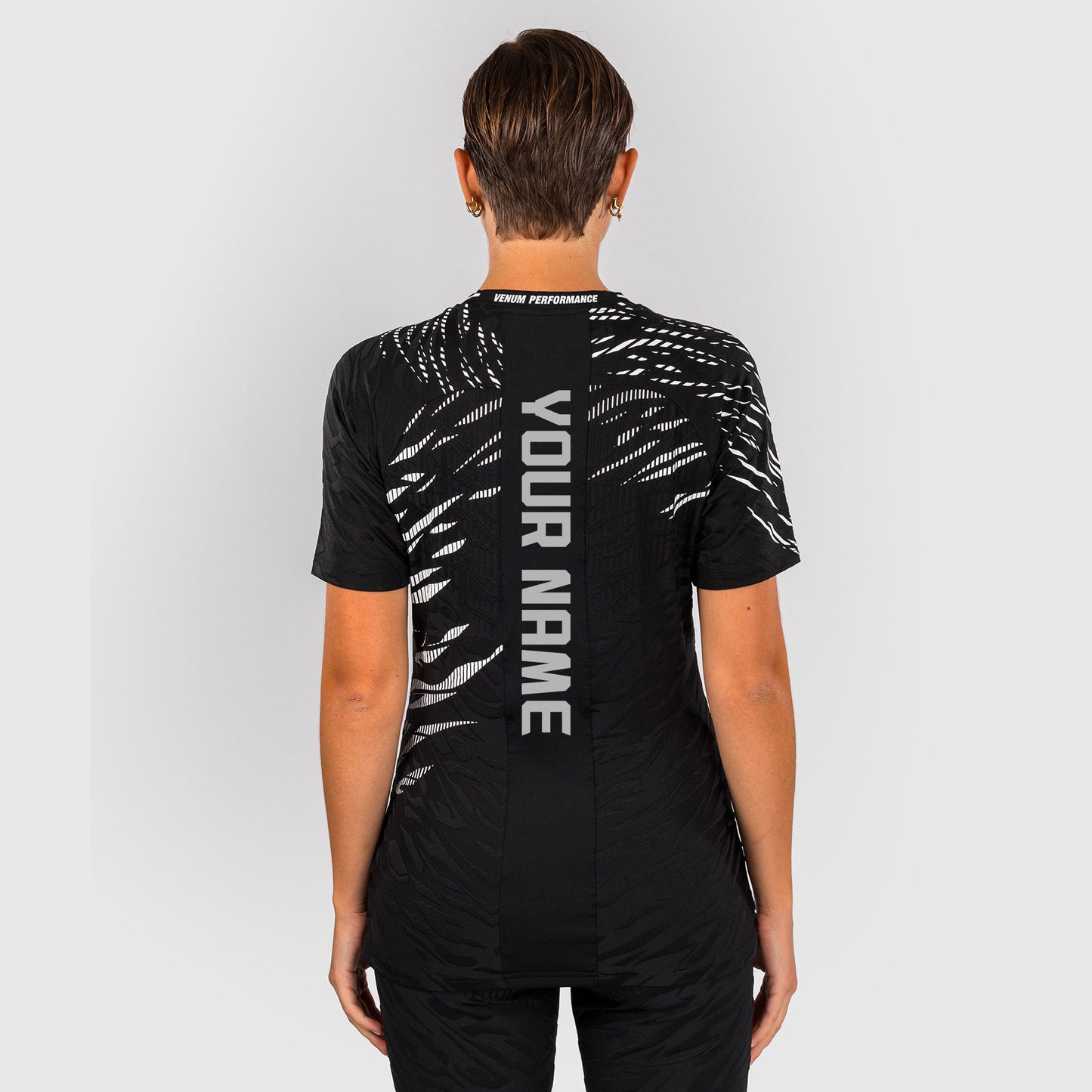 UFC Fusion by Venum Personalized Authentic Fight Night Damen Walkout Jersey - Schwarz