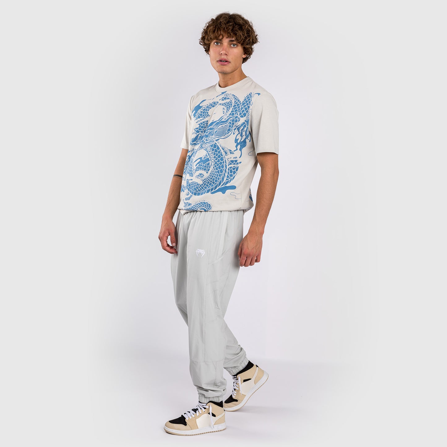 Venum Dragon's Flight Herren T-Shirt - Misty Blue