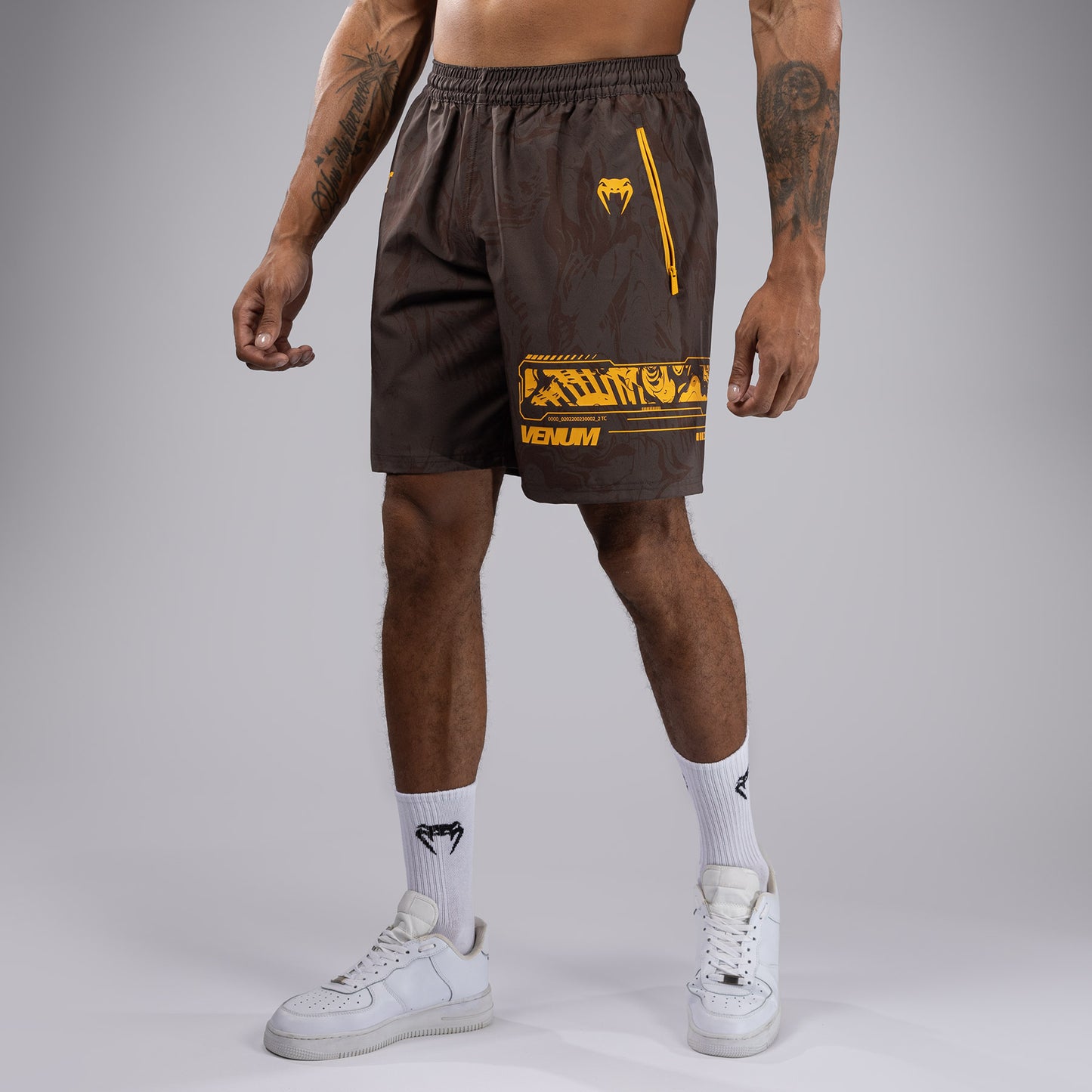 UFC Fusion by Venum Fight Week Herren Performance Short - Erdiges Braun