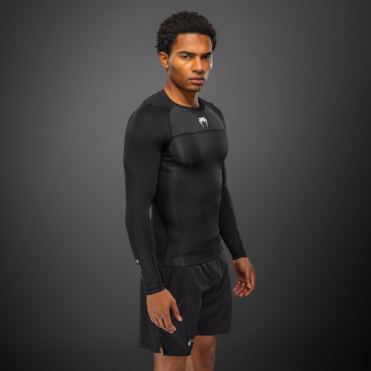 Venum G-Fit Scale Langarm-Rashguard - Schwarz