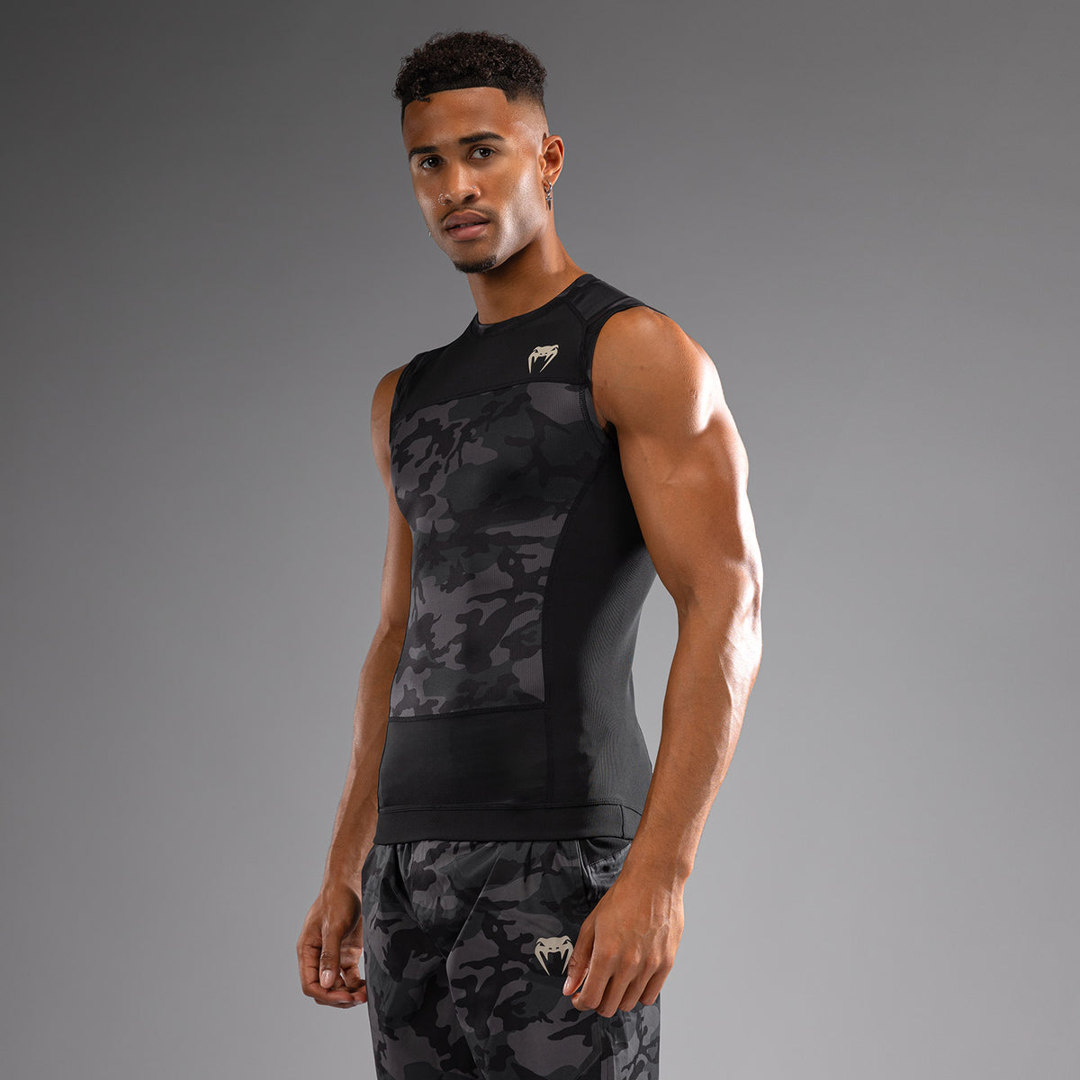 Venum G-Fit Air Herren Ärmelloses Rashguard - Digital Urban Camo