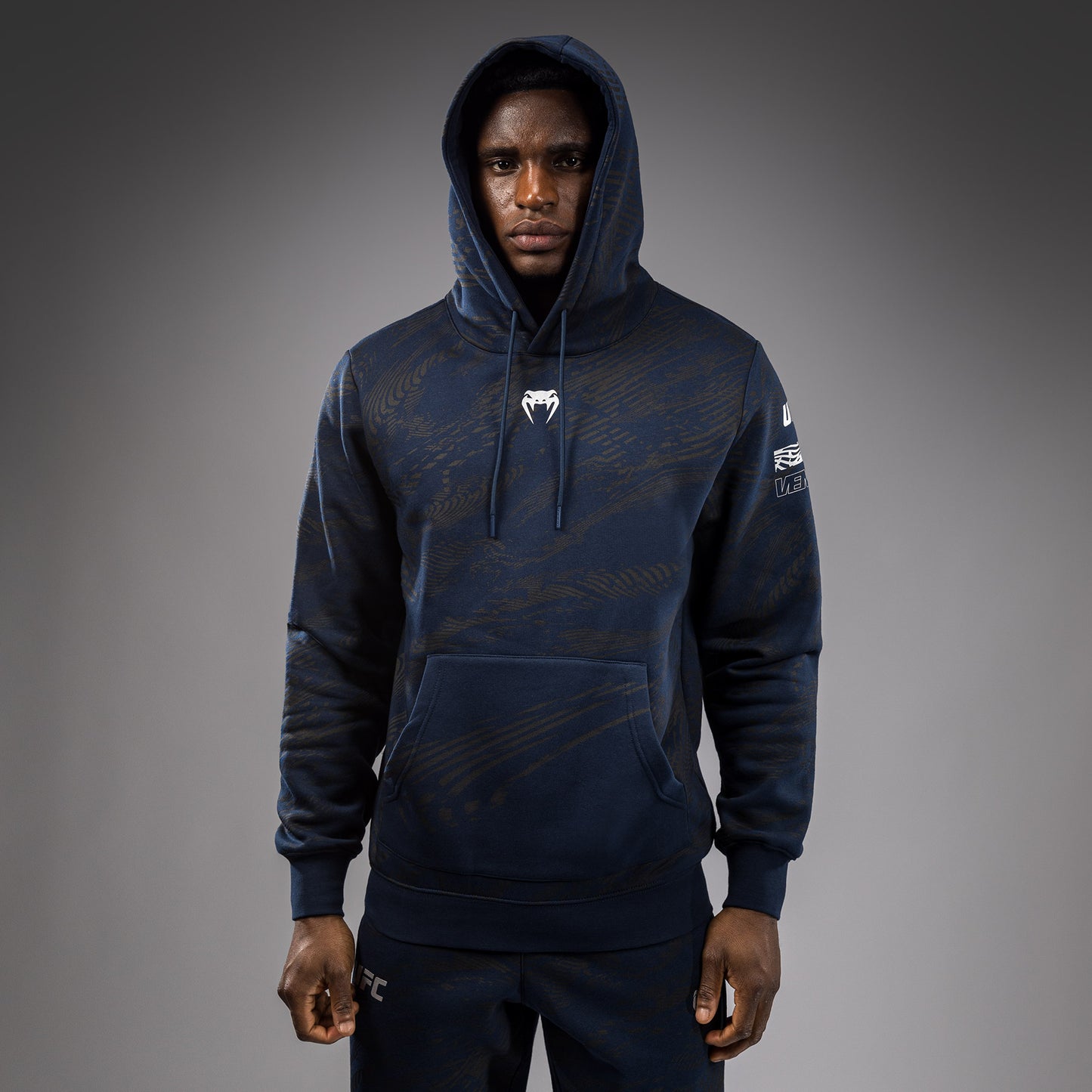 UFC Fusion by Venum Fight Week Herren Pullover Hoodie - Ozeanisches Blau
