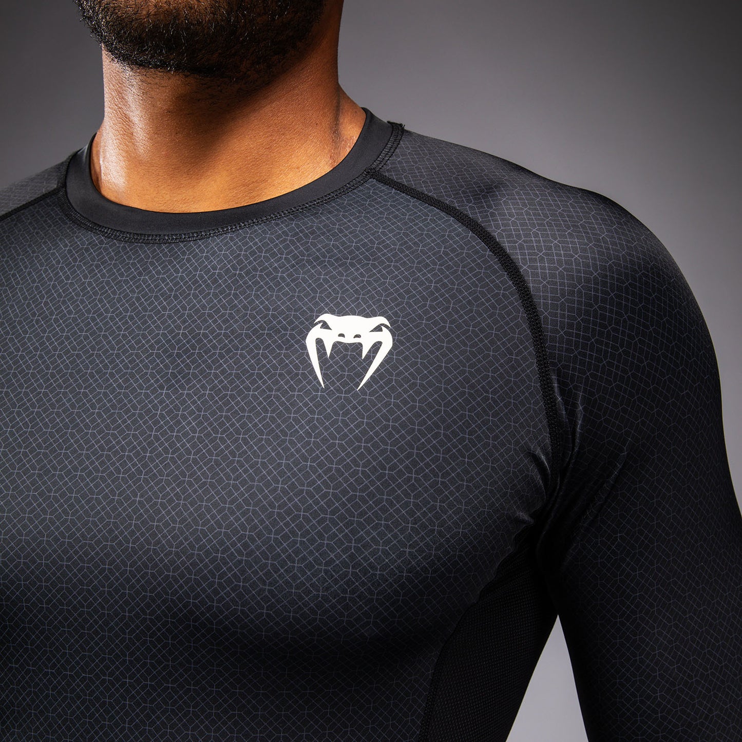Venum x Roger Gracie Academy Langarm Rashguard - Schwarz