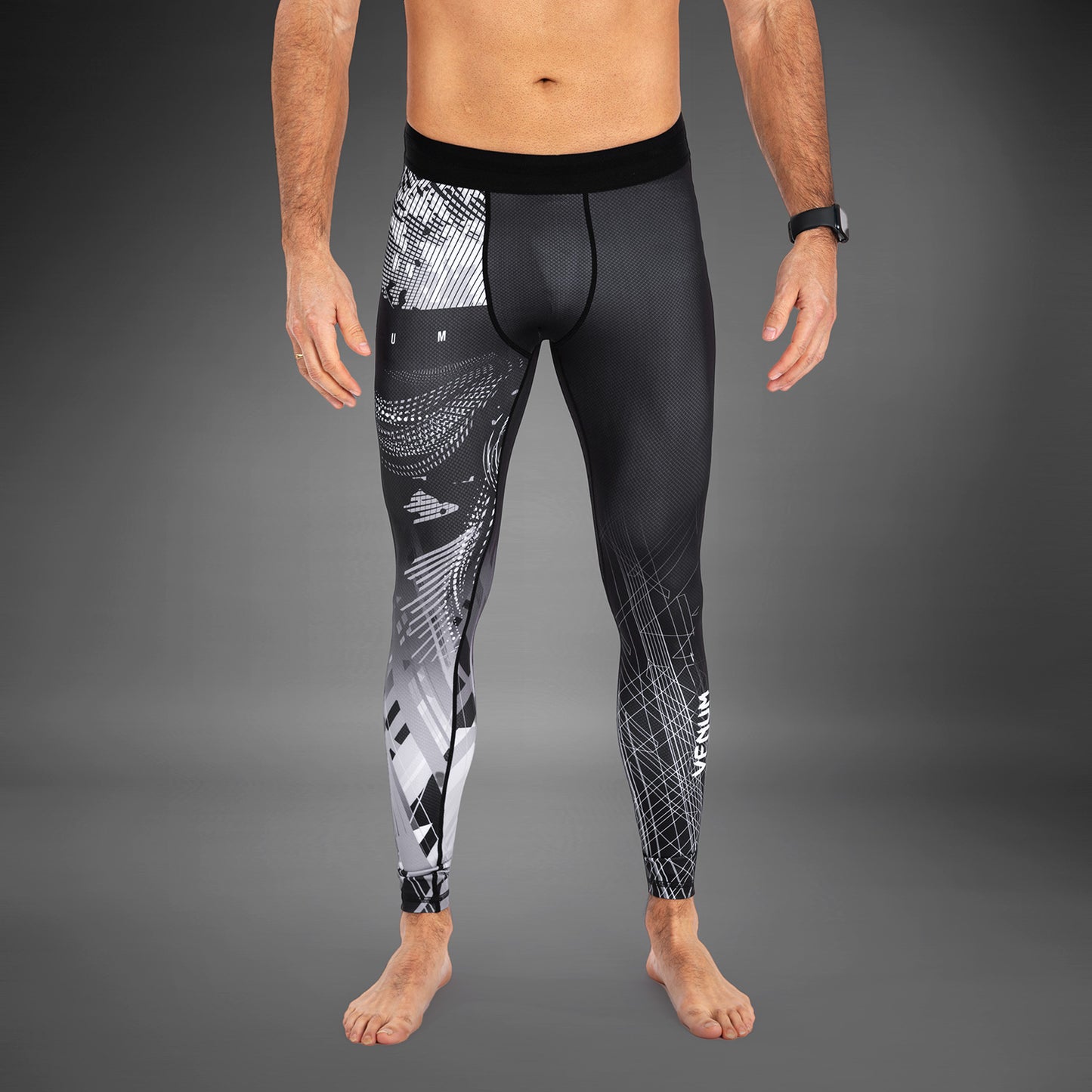Venum Gorilla Jungle Kompressionshose - Schwarz/Weiß