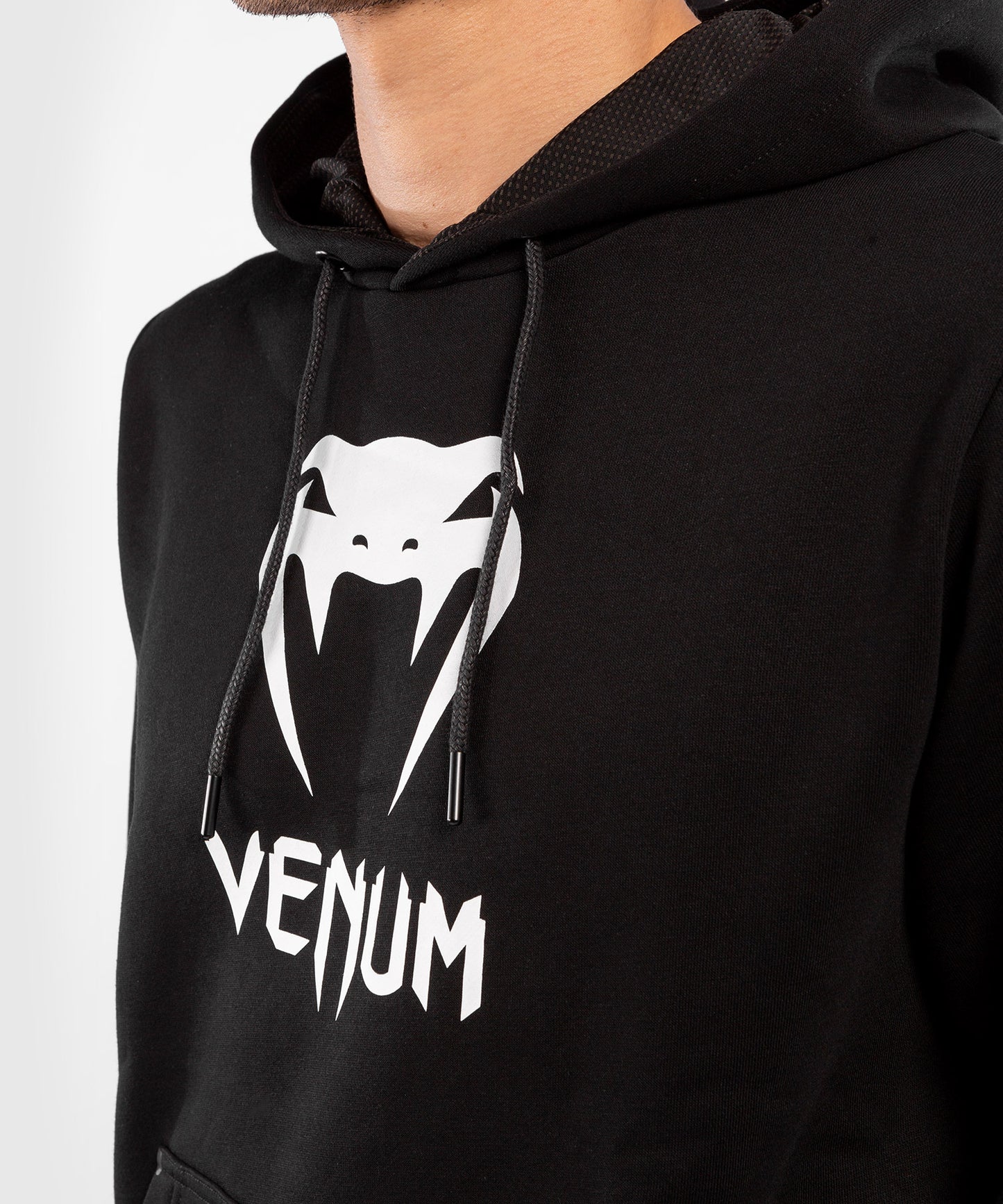 Venum Classic Hoodie - Schwarz/Weiß