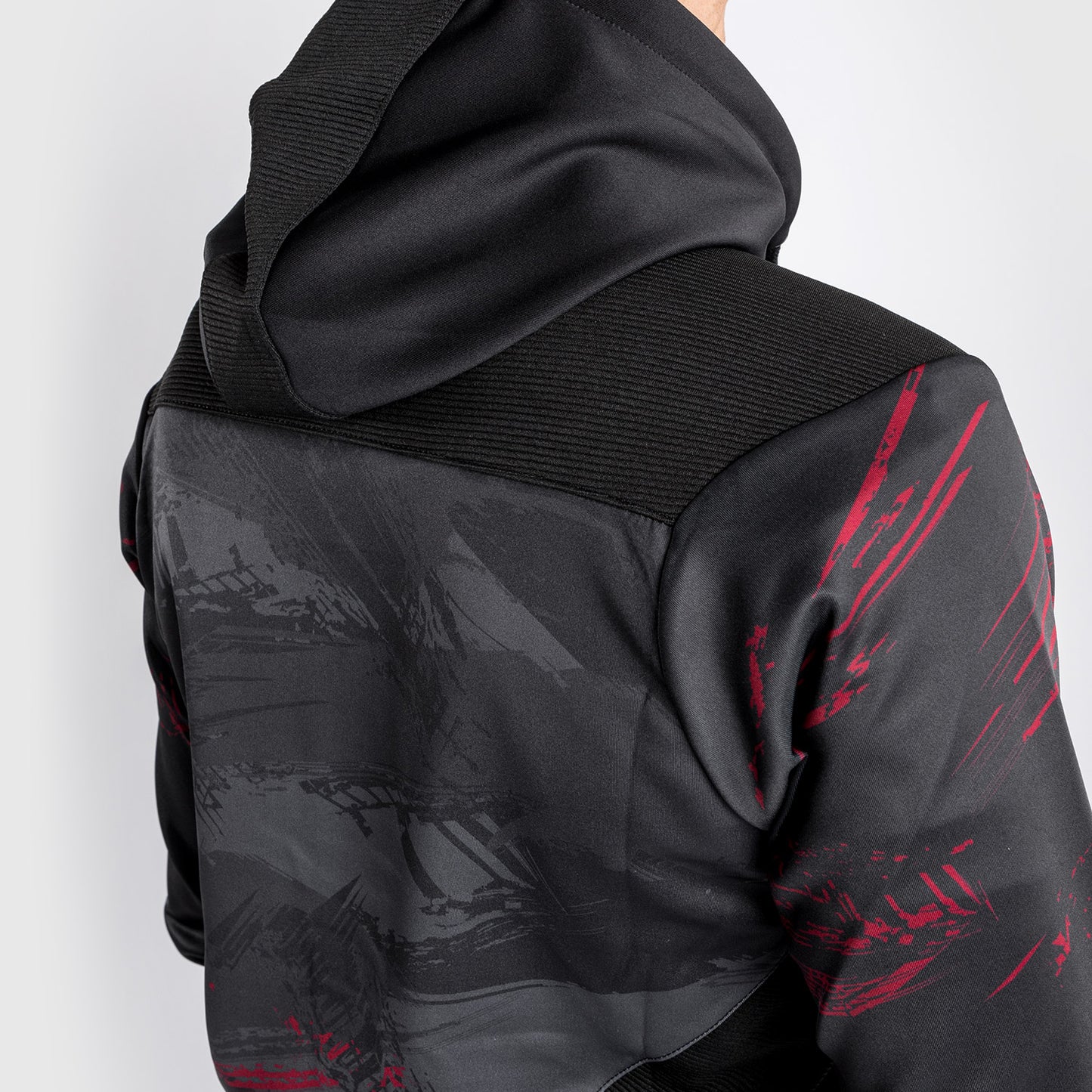 UFC Venum Authentic Fight Week 2.0 Zipped Sweatshirt –  Schwarz/Rot