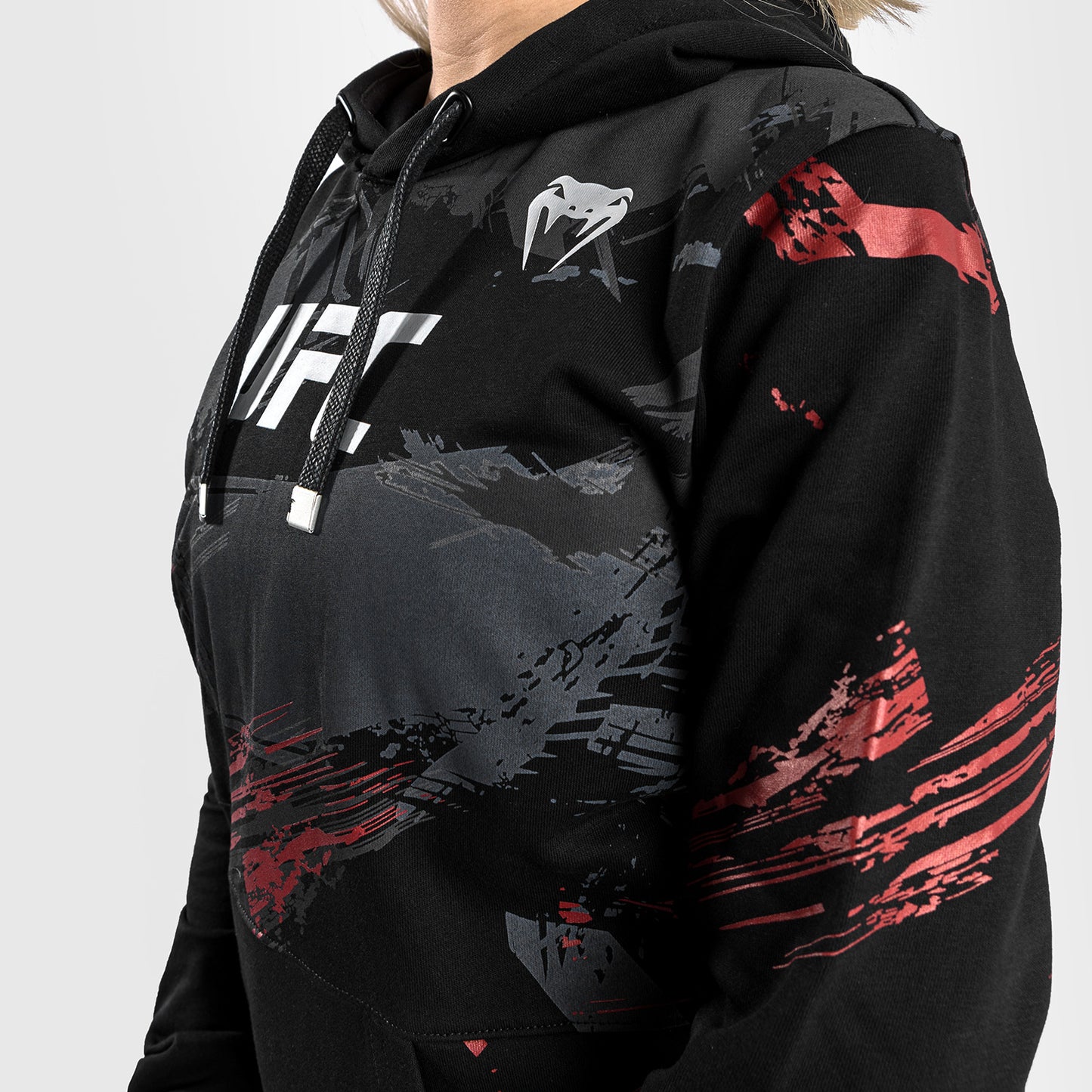 UFC Venum Authentic Fight Week 2.0 Hooded Sweatshirt – Für Frauen – Schwarz