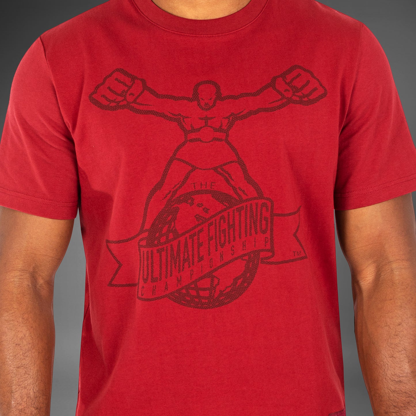 UFC by Venum Ulti-Man T-Shirt - Burgunderrot