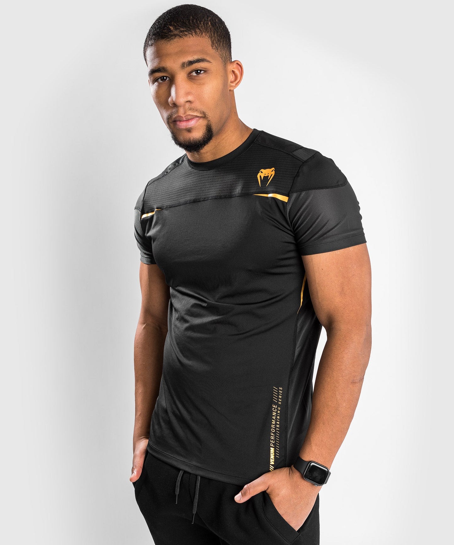 Venum Tempest 2.0 Dry Tech T-shirt : Schwarz / Gold