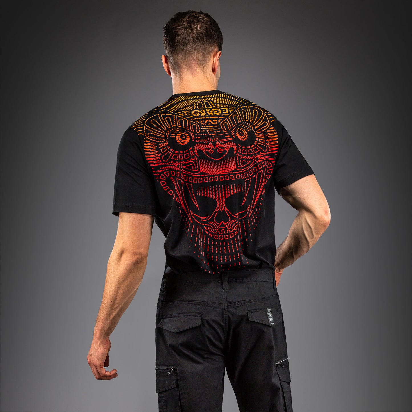 Venum Quetzal Fury T-Shirt - Schwarz/Fury Rot/Tangerine