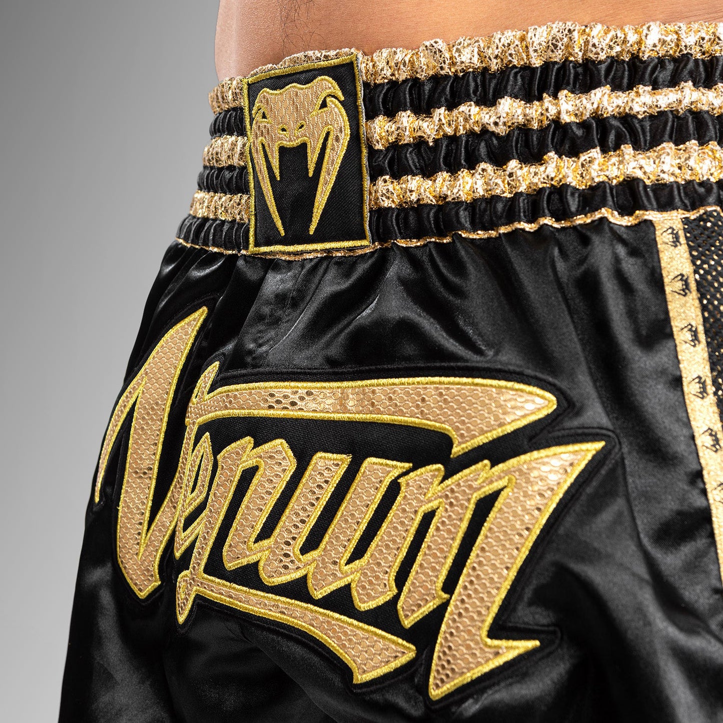 Venum Absolute 2.0 Muay Thai Shorts - Schwarz/Gold