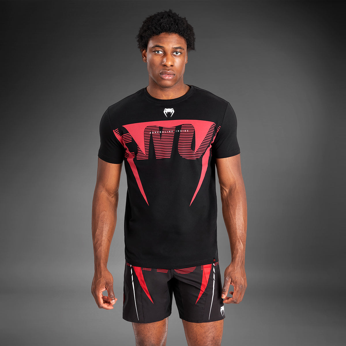 Venum Adrenaline Herren Kurzarm T-Shirt - Rot
