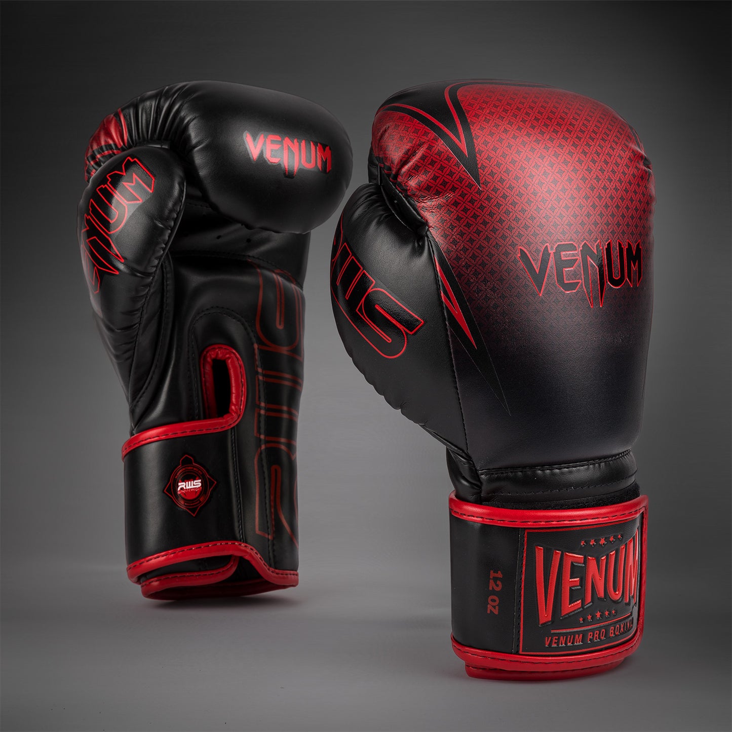 Venum x RWS 2.0 Boxhandschuhe – Schwarz/Rot