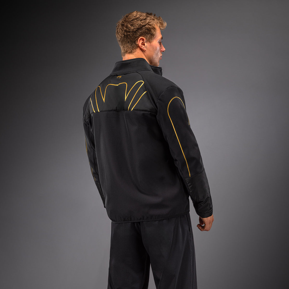 Venum Paddock Softshelljacke - Schwarz/Gold