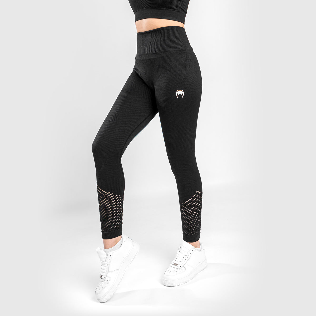 Venum Sparring Seamless Leggings ⅞ - Schwarz