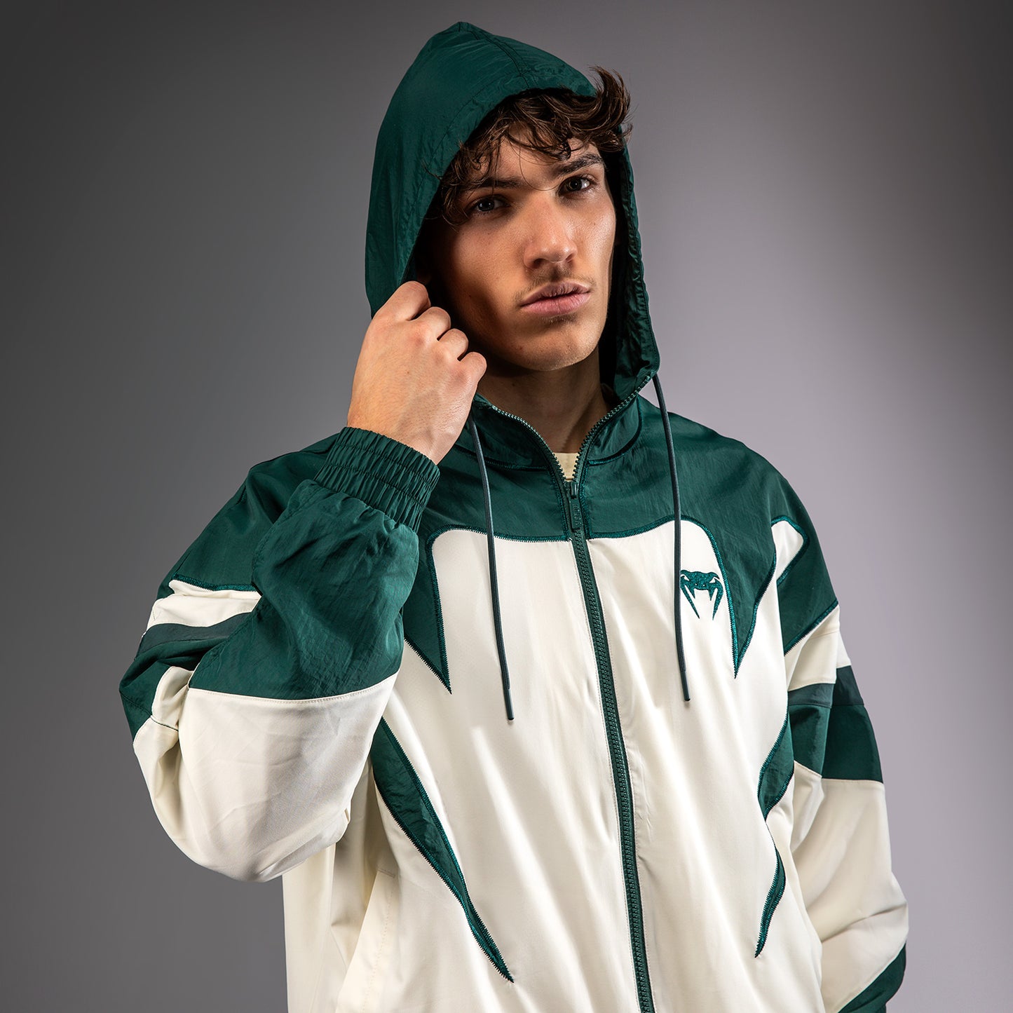 Venum Attack 90 Tracksuit Jacke - Verde bosco/Eis