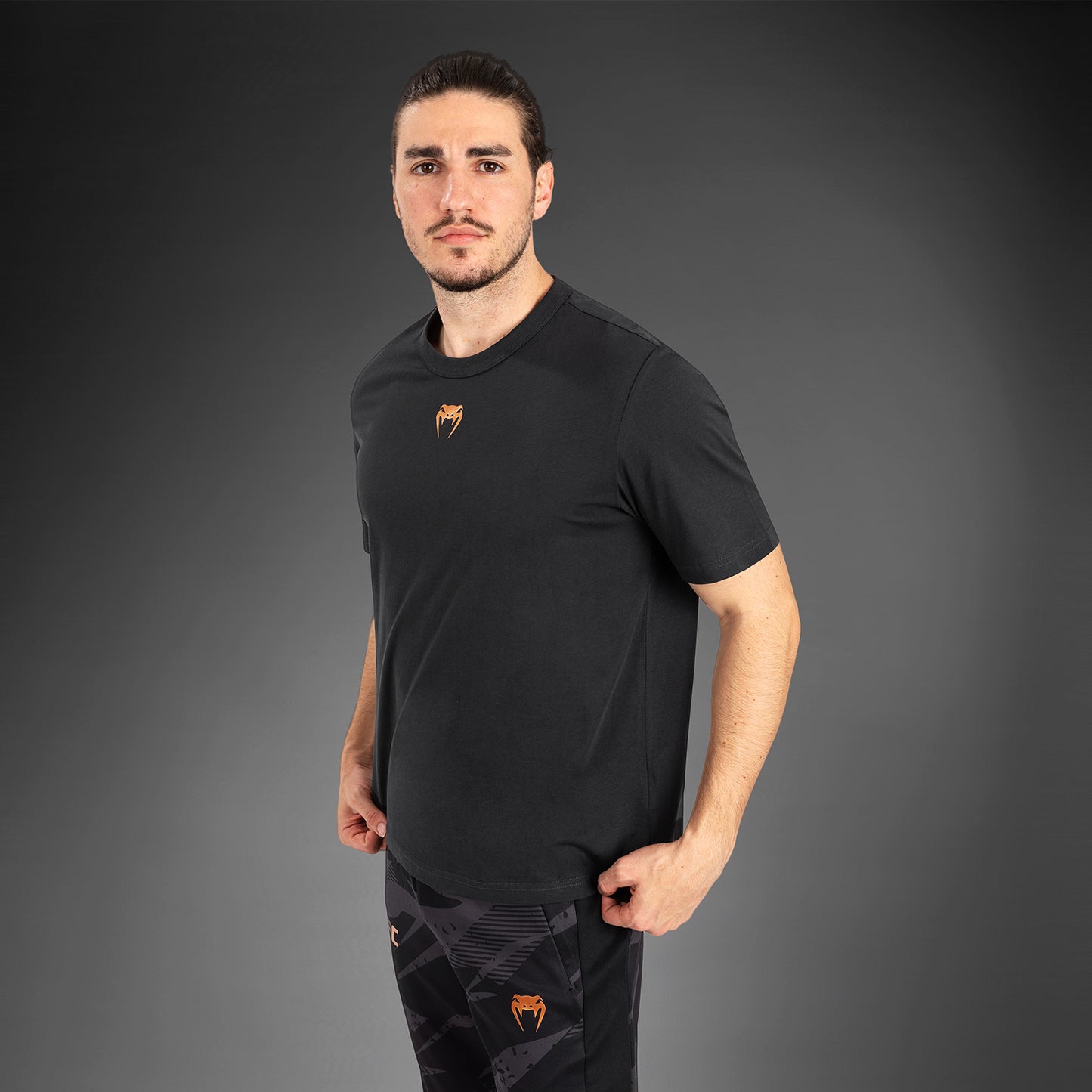 UFC Adrenaline by Venum Fight Week Kurzarm T-Shirt Für Herren - Charcoal Grey