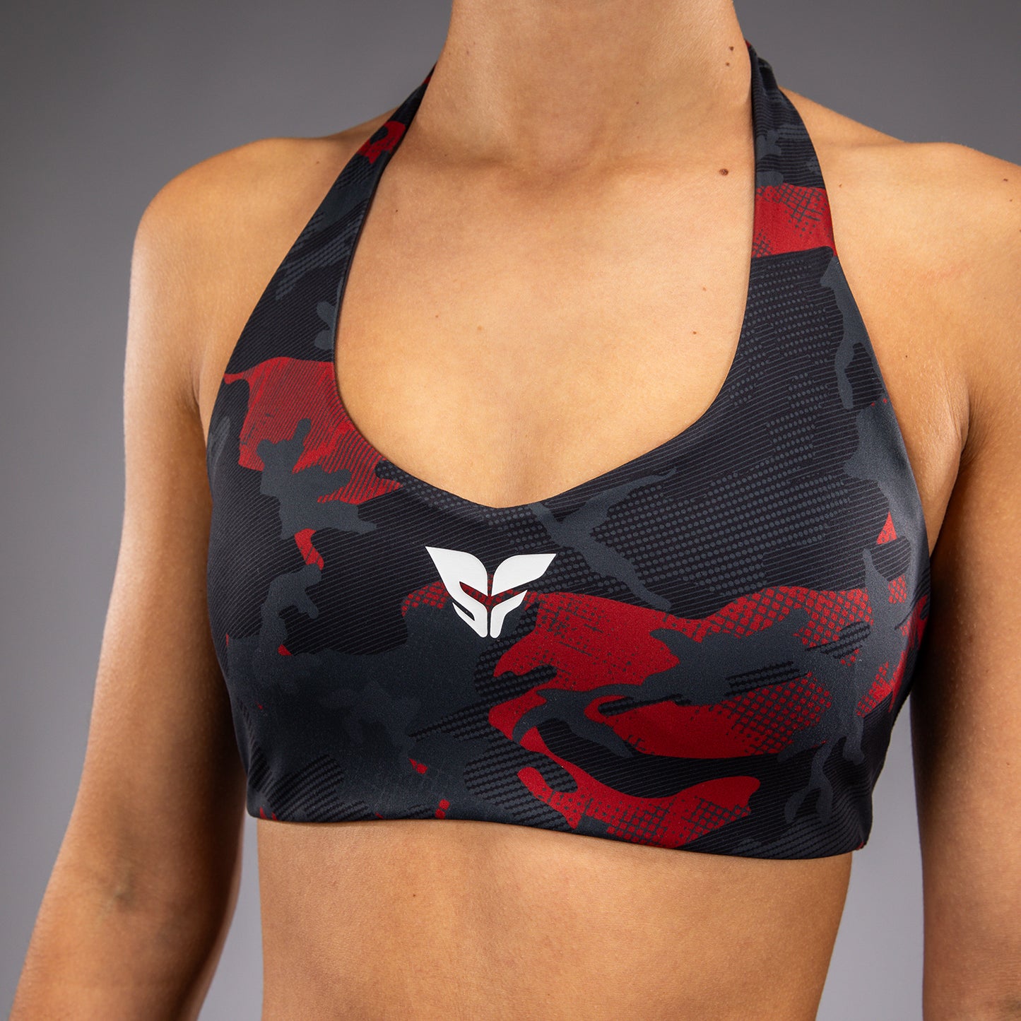 Venum x Sophia Rose Damen Sport-BH - Urban Red Camo