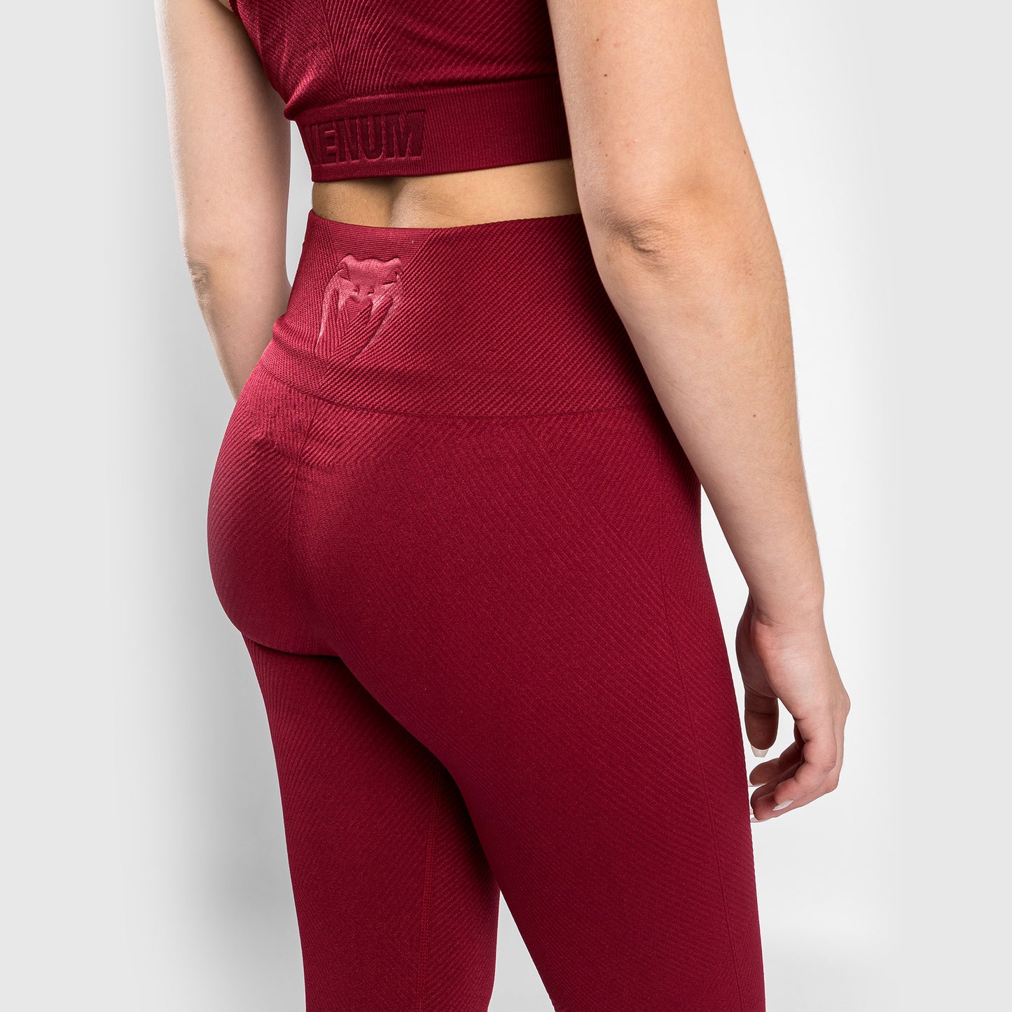 Venum Sparring Seamless Leggings ⅞ - Bordeaux