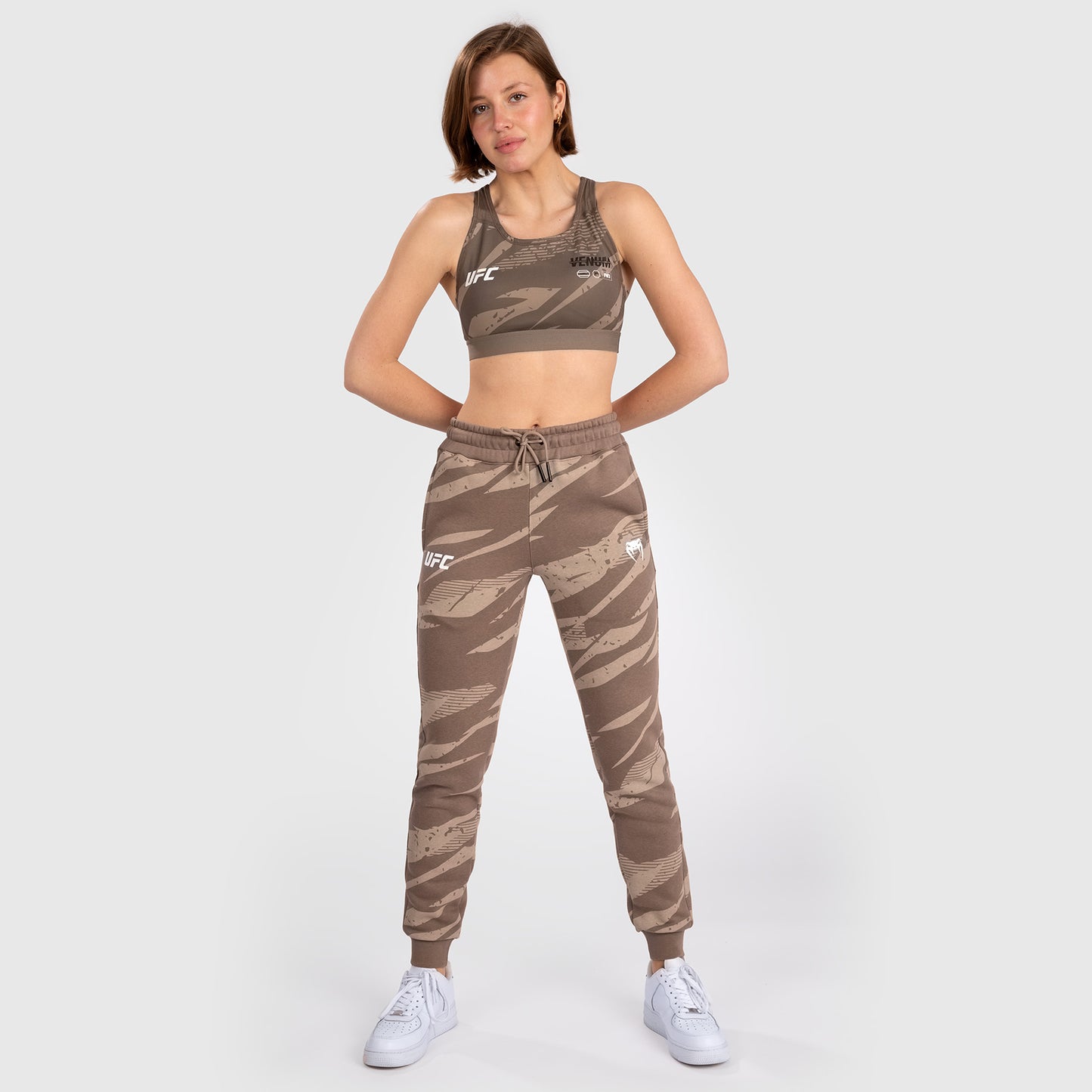 UFC Adrenaline by Venum Fight Week Frauen Baumwollhose - Desert Camo