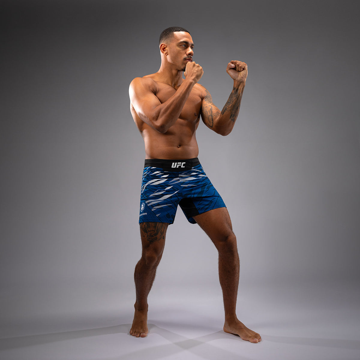 UFC Fusion by Venum Authentic Fight Night Herren Fight Short - Short Fit - Blau