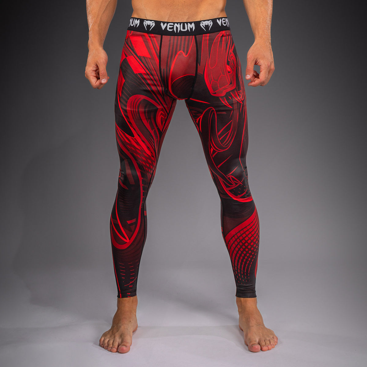 Venum Crimson Viper 2.0 Kompressionsleggings - Schwarz/Rot