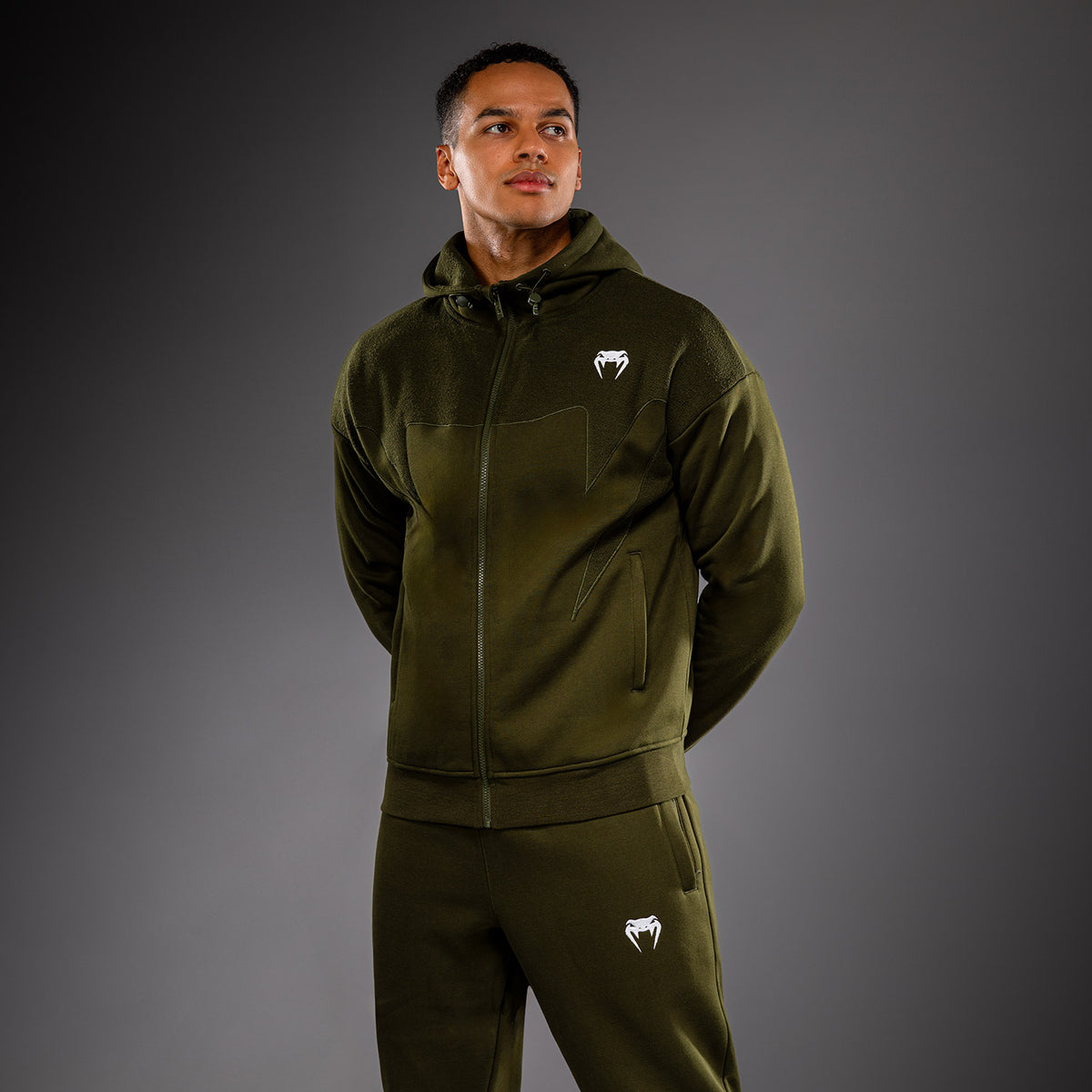 Venum Attack Fleece & Weave Trainingsjacke - Khaki