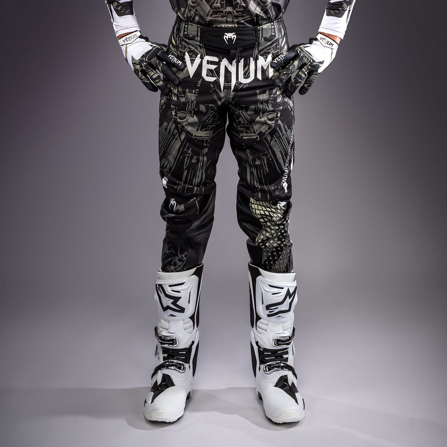 Venum MX Elite Motorsports-Hose - Schwarz/Sand