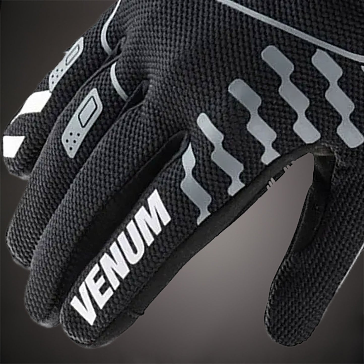 Venum x Ixon Hurry Motorradhandschuh – Schwarz/Weiß/Anthrazit