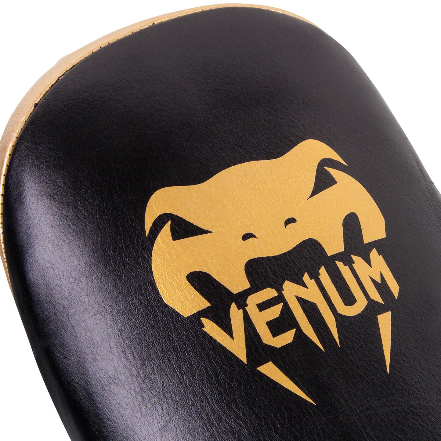 Venum Kick Pads Leder - Schwarz/Gold