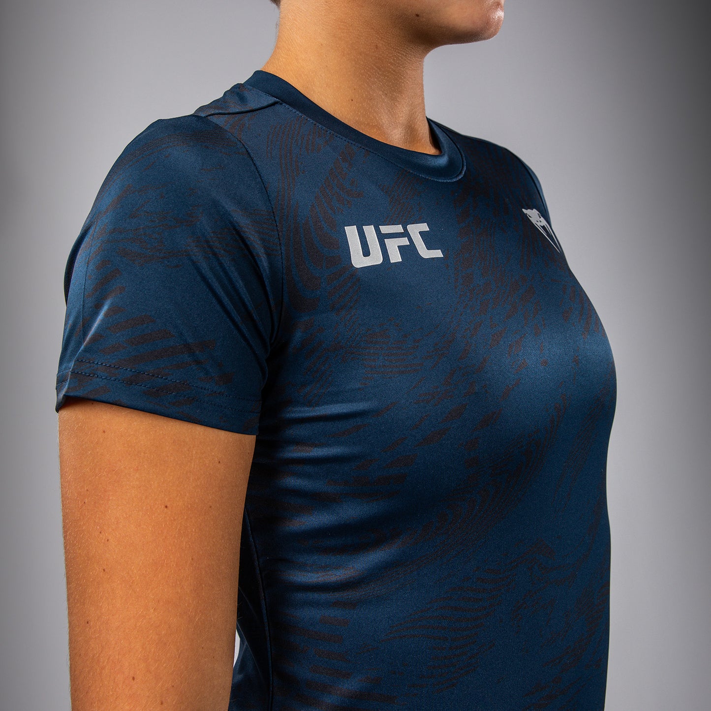 UFC Fusion by Venum Fight Week Damen Dry-Tech T-Shirt - Ozeanisches Blau