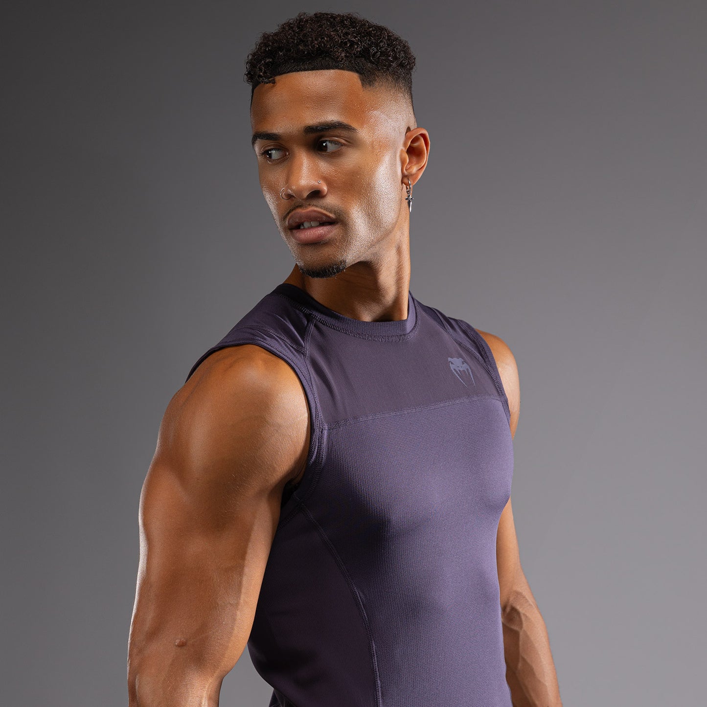 Venum G-Fit Air Herren Ärmelloses Rashguard - Tiefpurpur